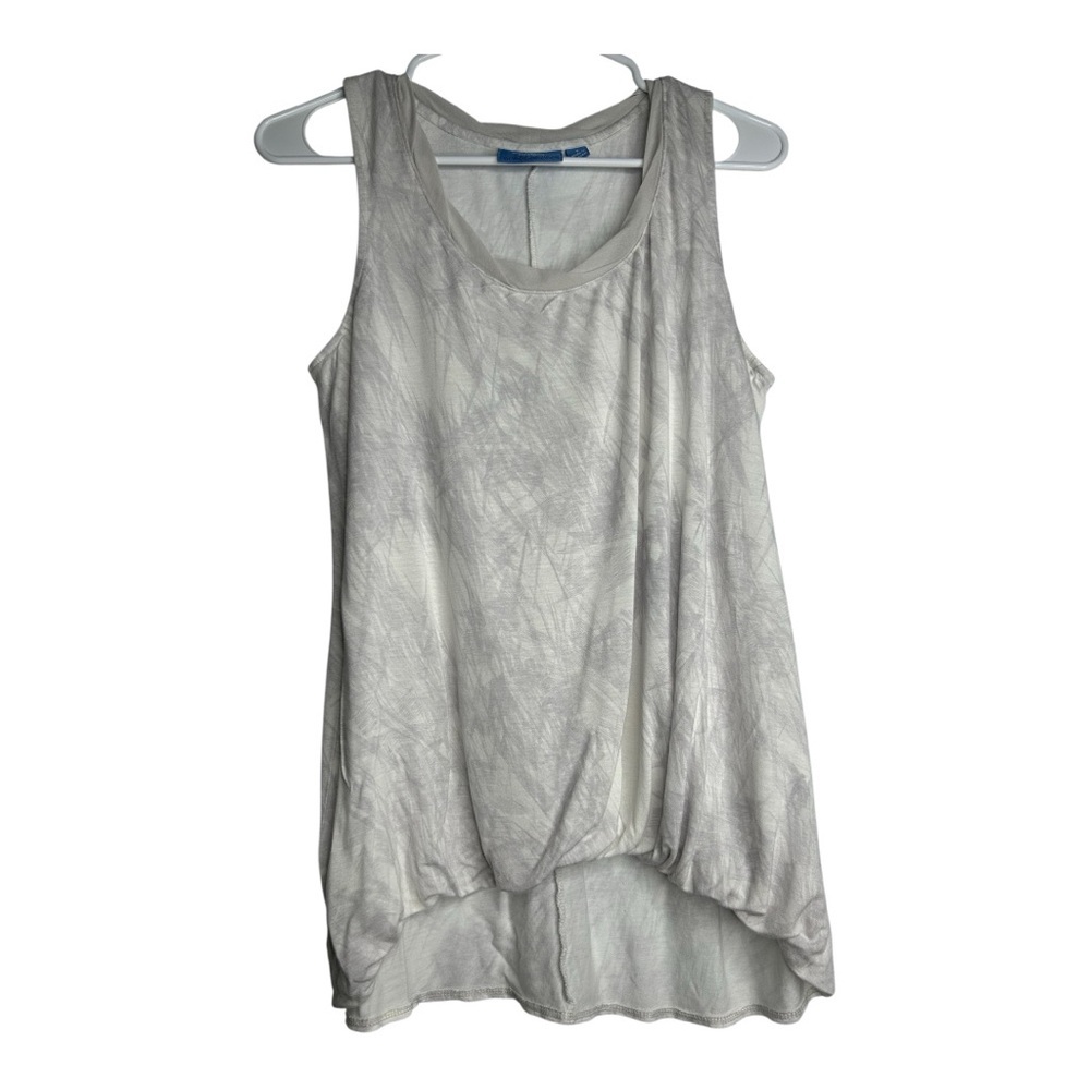 Simply Vera Vera Wang Marble Gray Sleeveless Blouse
